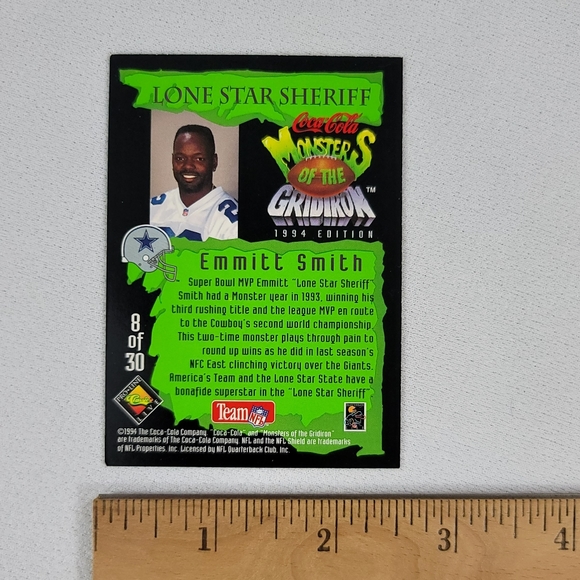 Lot Of 1994 Coca-Cola Monsters Of The Gridiron Football Trading Cards - Picture 3 of 16